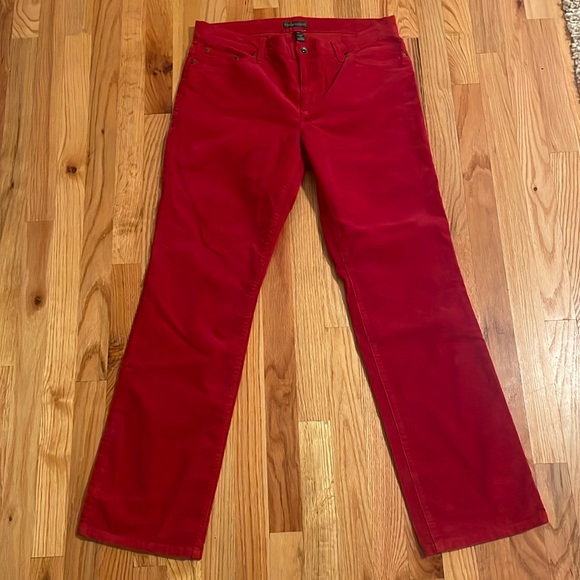 Ralph Lauren Corduroy Classic Straight Pants - Picture 1 of 6